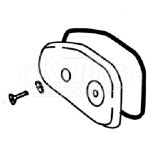 Zurn PR6000-MC-G3 RetroFlush Metal Cover (OLD Style) (Discontinued)