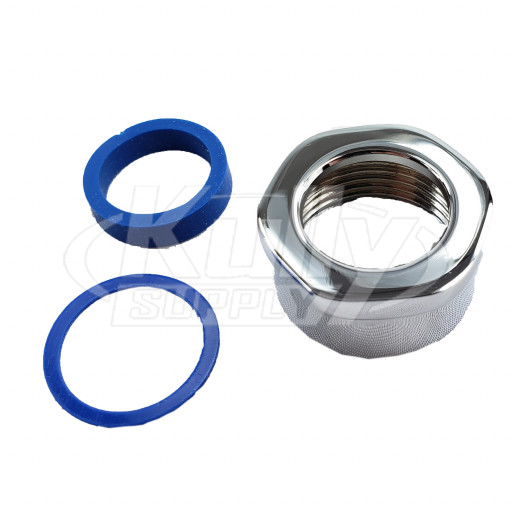 Zurn P6003-HN-CP Spud/Coupling Nut & Gaskets 3/4"