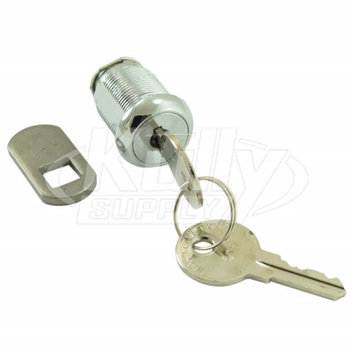 Zurn P1300-LOCK Lock Cylinder & 2 Keys