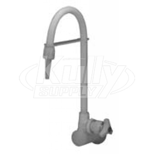 Zurn Z82900-WM Wall-Mounted Polypropylene Single Lab Faucet for Distilled Water