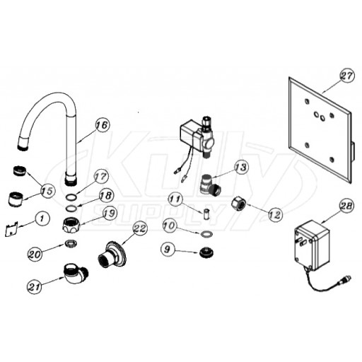 Zurn Z6903 75 Aquasense Faucet Parts