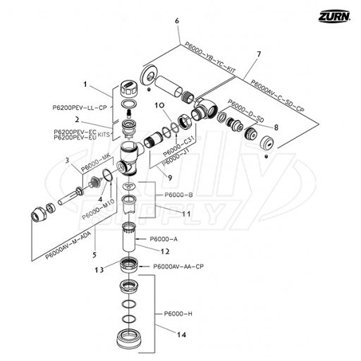 Z6200PEV EcoVantage Parts Breakdown