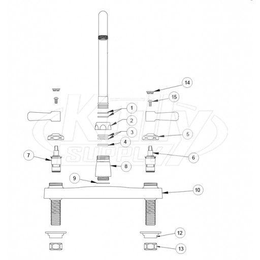 Zurn Z871C1 Parts Breakdown 