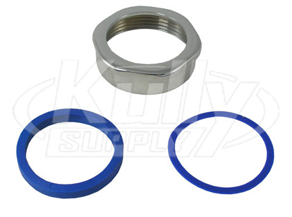 Zurn P6000-HN-CP Spud/Coupling Nut & Gaskets 1-1/2"