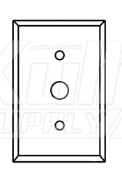 Zurn PESS6000-31 Cover Plate (for Battery Back-Up for Indicator Light)