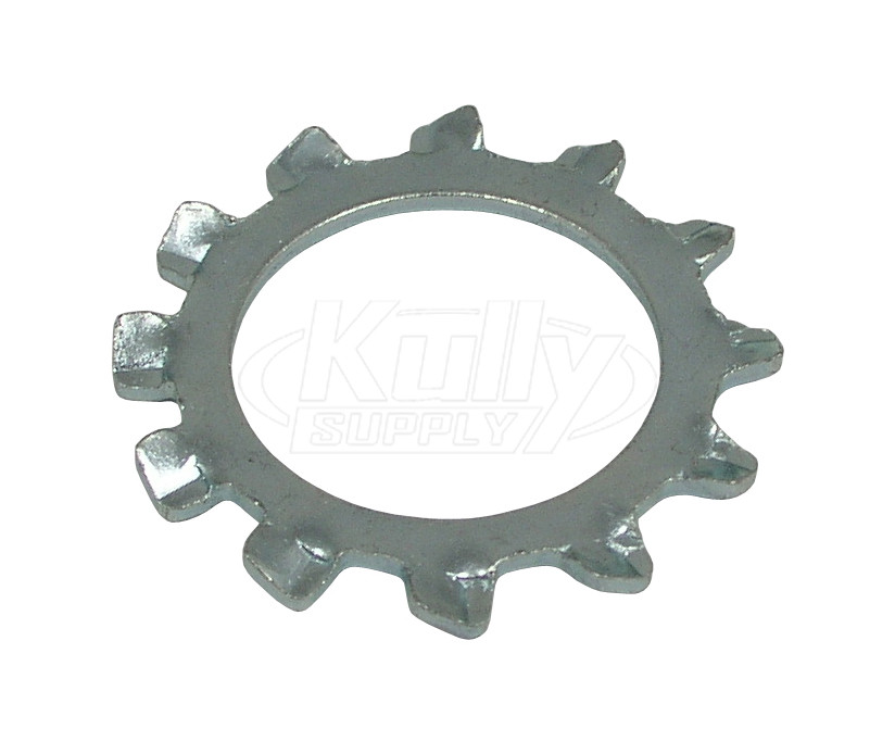 Zurn 61613019 Washer, External Tooth, Lock, Carbon Steel, Zinc Plated, 1"