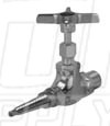 Zurn Z8003A Laboratory Water Valve, Cross Handle w/ Index