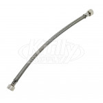 Zurn 93317332 Stainless Steel Braided Hose, 3/8" Comp X 3/8", (Lead