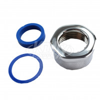 Zurn P6003-HN-CP Spud/Coupling Nut & Gaskets 3/4"