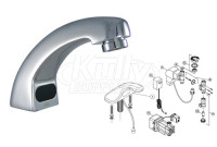 Zurn Z6914 AquaSense Faucet Parts Breakdown