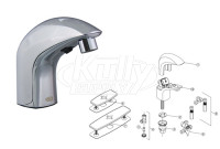 Zurn Z6919 AquaSense Faucet Parts Breakdown