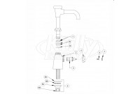 Zurn Single Control Vacuum Breaker Lab Faucet Parts Breakdown 