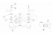 Zurn Z842 Swing Spout Faucet Parts Breakdown 