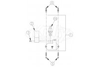 Zurn Z85100 Single Foot Pedal Valve Parts Breakdown