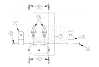 Zurn Z85500 Double Foot Pedal Valve Parts Breakdown